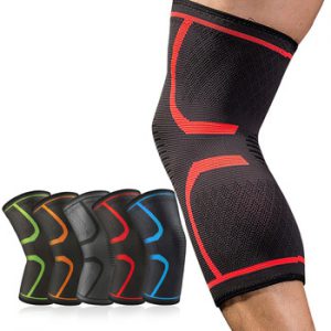 REXCHI 1 PC Elastic Knee Pads Nylon Sports Fitness Kneepad Protective Gear Patella Brace Support Running Basketball Volleyball