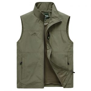 Men's Vests New Arrival Men Sleeveless Vest Summer Spring Autumn Casual Travels Vest Outdoors Multi-pockets Vest Waistcoat Male