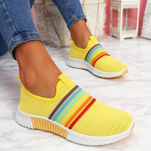 Women Sneakers Woman Mesh Vulcanized Ladies Loafers Female Slip On Casual Walking Shoes Women's Breathable Footwear Plus Size 43