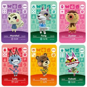 Amiibo Card NS Game Series 4 (281 to 320) Animal Crossing Card Work for