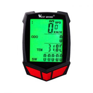 WEST BIKING Wireless Bike Computer 20 Functions Speedometer Odometer Cycling Wired Wireless+ MTB Bike Stopwatch Bicycle Computer