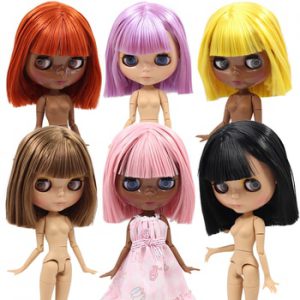 ICY DBS Blyth doll Tan and Super Black skin joint body 1/6 BJD special price 1/6 BJD gift toy