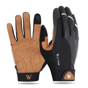 WEST BIKING Bike Gloves Half Finger Anti-sweat Anti-slip Bike Bicycle Gloves Full Finger Summer Sports Breathable Cycling Gloves