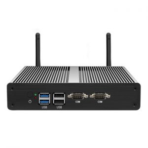 HLY Fanless Mini PC Dual LAN Celeron N2830 J1800 J1900 Windows PC 2*Serial port 2*LAN WiFi HDMI VGA HTPC Mini Computer Nuc HTPC