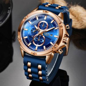 2020 New Mens Watches Top Brand Luxury Watch Men Military Waterproof Silicone strap Quartz Wrist Watch For Men Sport Chronograph