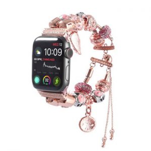 DIY women watch strap for apple watch 5 4 band 44mm iwatch sport bands 42mm accessories 40mm series 3 2 bracelet 38mm watchband