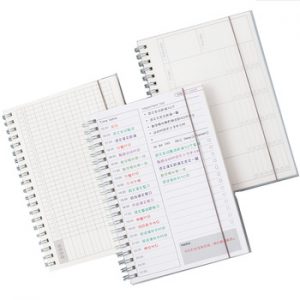 Daily Weekly Monthly 2019 2020 Planner Spiral A5 Notebook Time Memo Planning Organizer Agenda School Office schedule Stationary