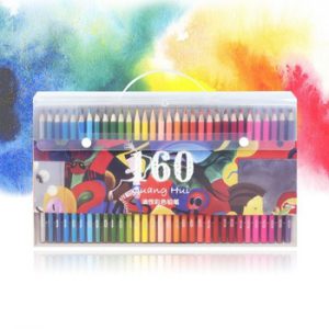 Brutfuner 160 Colors Professional Oil Color Pencils Set Lapis De Cor Artist Painting Sketching Color Pencil School Art Supplies