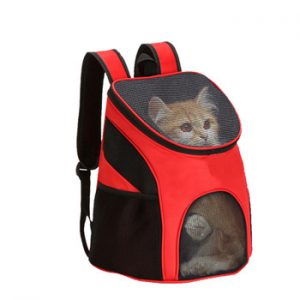 New Foldable Pet Bag Carrier Backpack Dog Cat Outdoor Travel Carrier Packbag Portable Zipper Mesh Pet Out Bag Cat Backpack