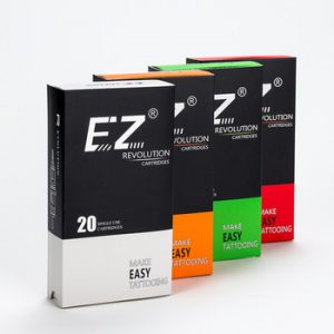 EZ Assorted New Mixed Revolution Tattoo Cartridge Needles  RL RS M1 CM for Cartridge Machine Grips Tattoo Supply 200 pcs /lot