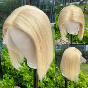 LOVINESS U Part Short Bob Fashion Cheap Wig Human Hair Closure Blonde Black Color Ombre Remy Straight Pre Plucked Hair For Women