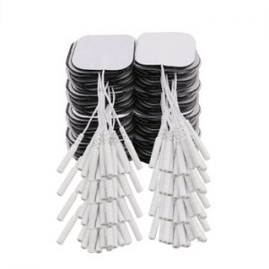 20/50/100Pcs 5x5cm Ems Nerve Muscle Stimulator Electrode Pads Gel Electrode Pads Tens Electrodes Physiotherapy Machine 2mm Plug