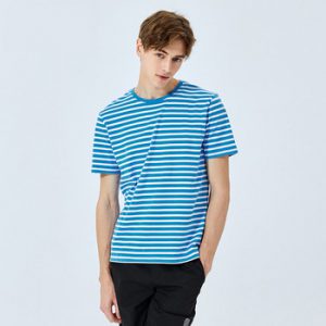 SEMIR Short sleeve T shirt men summer 2019 new cotton round neck Korean striped sea soul t-shirt fashion tops