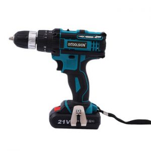 2 Speed 21V Impact Drill Impact Screwdriver Electric Wireless Power Tools Lithium-Ion Battery For Drilling In Steel Wood Ceramic