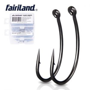 100 50pcs/Lot TFSH-G matt black Teflon coated carp hooks 2# 4# 6# 8# 10# sharp hook point barbed fishing hooks with free box