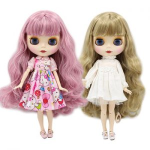 Blyth doll nude normal and joint body different type fashion cute BJD dolls suitable diy makeup with hand set A&B