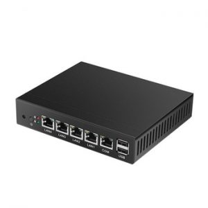 Fanless Mini PC Celeron J1900 Quad-Core 4 LAN Gigabit Firewall Router pFsense Windows 10 Linux Ubuntu Industry Mini Computer