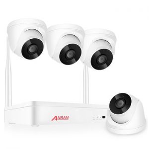 ANRAN H.265 1080P Wireless CCTV System 2MP Outdoor Audio IP Camera NVR Recorder Video Security Camera System Surveillance Kit