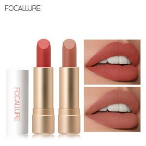 FOCALLURE Staymax Powder Matte Lipstick Lightweight Waterproof Lips Makeup Nude Matte Velvet Lip Stick