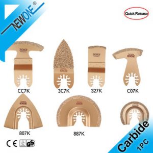 NEWONE Carbide Triangle Rasp Oscillating Saw Blades Carbide E-cut For Rough Sanding Fillers