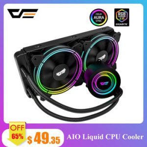 darkflash PC Case Water Liquid Cooling AIO Cooler Radiator water Cooler CPU RGB Sync PWM 240mm Fan Cooler AM4/AM3+LGA 115x/2011