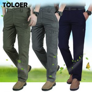 Cargo Waterproof Pants Men Tactical Quick Dry Trousers Spring Summer Men's Outdoor Sports Camping Trekking Fishing Pants Men 4XL