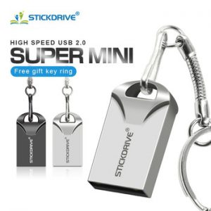 Super mini metal usb flash drive 64GB 32GB 16GB 8GB 4GB flash drive portable 128GB memory stick Pendrive Storage flash disk