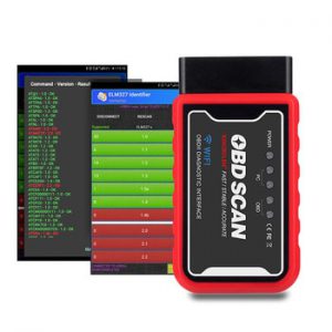 ELM327 Wifi/Bluetooth V1.5 PIC18F25K80 Chip OBD2 Code Reader ELM327 V1.5 OBDII Diagnostic Tool for Android/IOS/PC PK elm ICAR 2