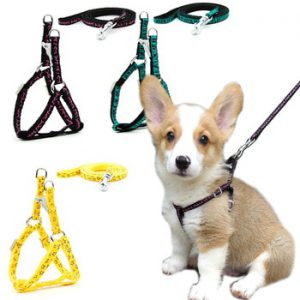 2 pieces/lot Dog Cat Harness Leash Plaid Harness Vest Leash Collar Puppy Small Dog Pet Outdoor Walking Chihuahua Terier