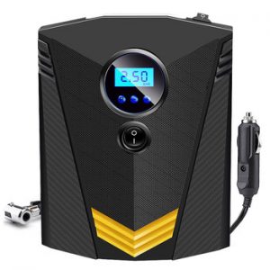 Car Automatic Tire Inflator 150 PSI Air Compressor Pump Digital DC 12 Volt Auto Air Pump for Car Motorcycle with LED Light