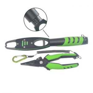 New color Multifunctional Aluminium Fishing Pliers set with fishing lip grip  Weight Scale & Fishing pliers  Tackles