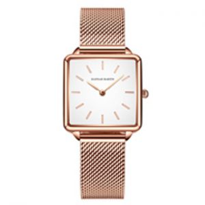 Japan Movement Drop Shipping Women Rose Gold Simple Fashion Casual Brand Wristwatch Luxury Lady Square Watches Relogio Feminino