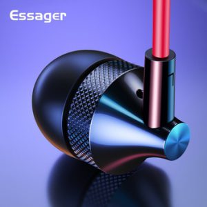 Essager Wired Earphone For iPhone 6 Samsung Xiaomi Huawei Phone 3.5mm Jack Headset With Mic Earpiece Headphones For Computer PC