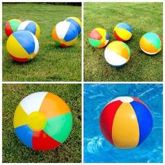 1PC PVC Inflatable Beach Ball Multicolored Children Bath Toy Ball Kid Summer Beach Shower Swimming Toys Tools Accessories