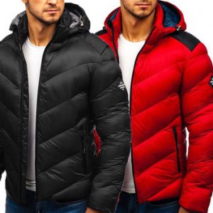 2020 New Waterproof Winter Parkas Men Hooded Zipper Jacket Mens Warm Duck Coat Male Thicken Zipper Candy Color Mens Jackets