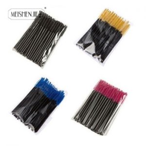 1000 pcs Eyelash Extension Disposable Eyebrow brush Mascara Wand Applicator Spoolers Eye Lashes wholesale price makeup Brush Set