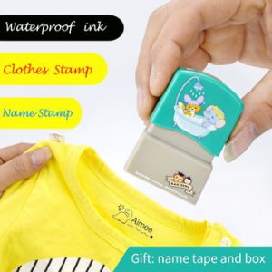 Custom Name Stamps for Children DIY Clothes Seal Stamp Postage Stamp Personalized Teacher Child Children's Toy Sticker