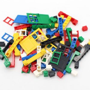 MOC Door&Window 6 colors Brick 102pcs DIY House Building Blocks Bricks Toys City Architect Child Educational Compatible Legoeds