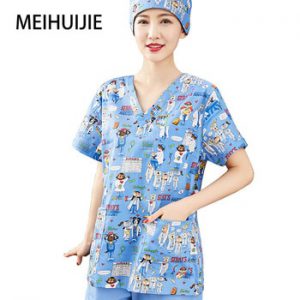 scrubs nursing Workwear women scrubs Laboratory uniform scrub uniform High temperature sterilizable clothing