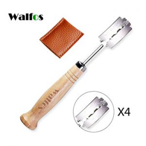 WALFOS Bread Lame New European Bread Arc Curved Bread Knife Western-style Baguette Cutting French Toas Cutter Tools