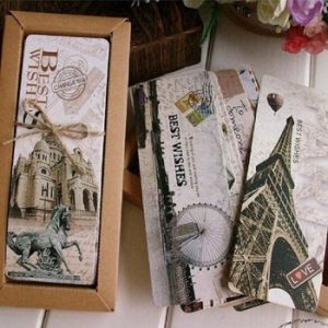 30 PCS/lot Retro Collection Paper Bookmark Creative Vintage Bookmarks Set Books Gift Office School Stationary Supplies 01458