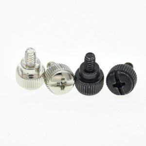 10Pcs 6#-32*5 Computer PC Case Cooling Round Toolless Adjustment Screw Thumbscrews Thumb Screw M3.5