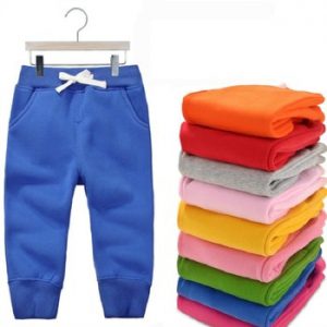 Winter Warm Velvet Pants For 1-5 Yeas babies Boys Girls Casual Sport Pants Jogging Enfant Garcon Kids Children Trousers KF107