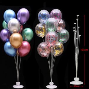 Birthday Party Balloons Stand Balloon Holder Column Confetti Ballon Birthday Party Decorations Kids Adult Wedding Christmas ball