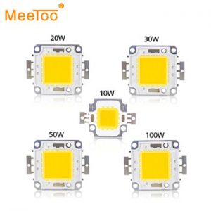 Cold Warm White 10W 20W 30W 50W 100W LED Light Matrix COB Integrated LED Lamp Chip SMD DC 10V-32V DIY Floodlight Spotlight Bulb