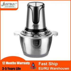 500w Stainless Steel Meat Grinder Chopper Electric Automatic Mincing Machine Household Grinder Food Processor