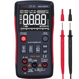 BSIDE Digital Multimeter 9999 T-RMS Auto Range EBTN LCD DC AC Voltmeter Ammeter Analog Lcr Meter capacitor Ohm Hz NCV Tester Q1