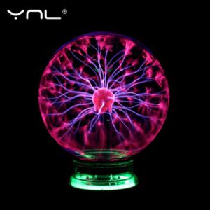 Novelty Magic Plasma Ball Light Electric Lamp Night Light 3 4 5 6 Inch Table Lights Sphere Christmas Kids Gift Glass Plasma Lamp