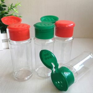 10/12/20pcs Seasoning Bottles 100ml Plastic Spice Shaker Bottle Jar BBQ Salt Pepper Barbecue Condiment Can Kitchen Gadget Tools