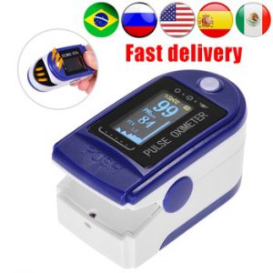 Ship in 24hours Oximeter Finger Clip Oximeter Finger Pulse Monitor Oxygen Saturation Monitor Heart Rate Meter Without Battery